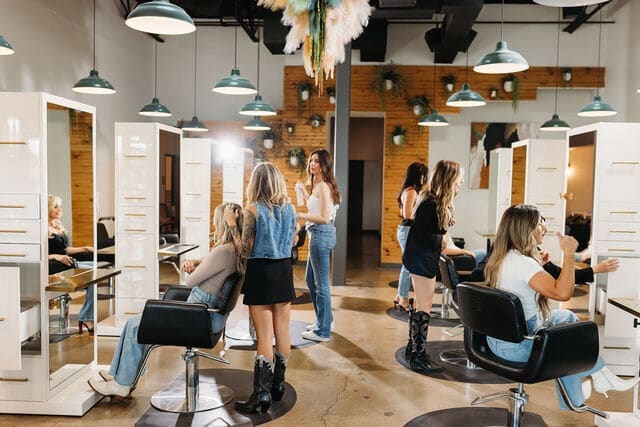 Inside a bex+Co. salon