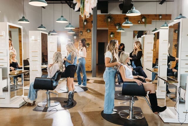 Inside a bex+Co. salon