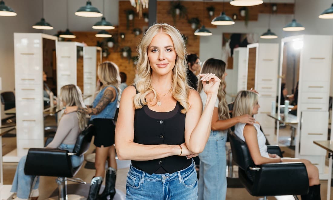 Independent pros inside a bex+Co.® salon